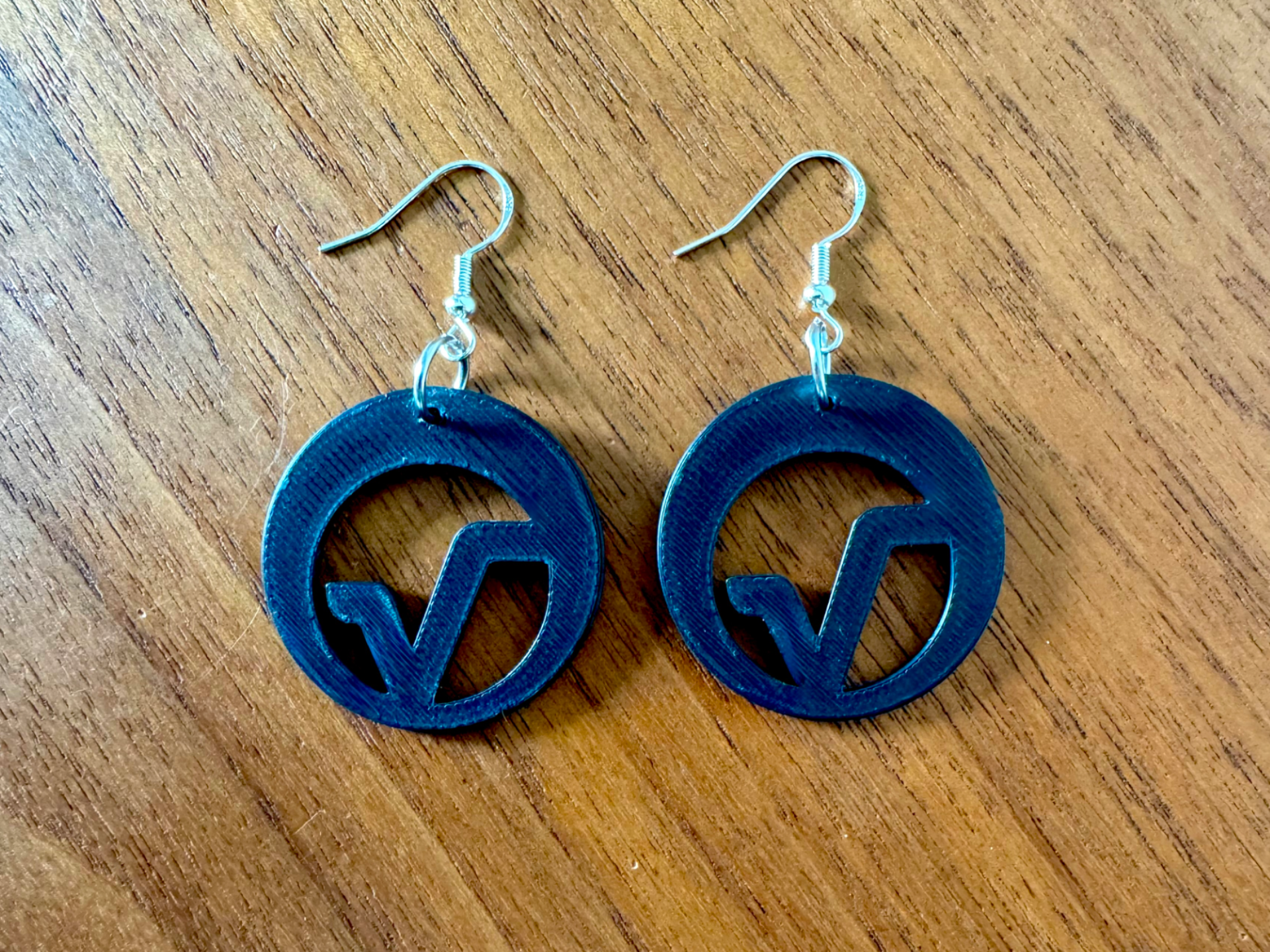 Square root earrings, lightweight math jewelry