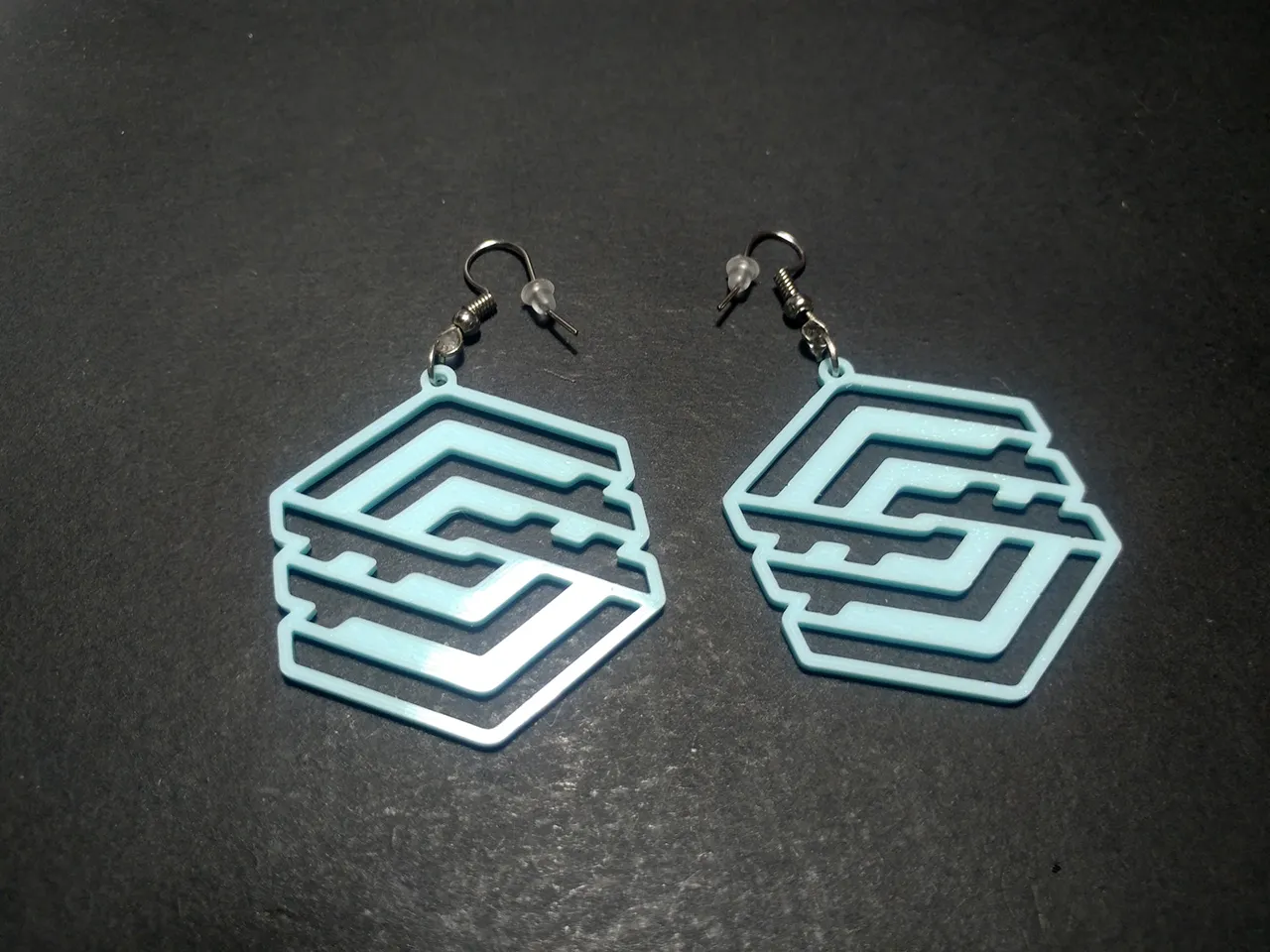 Pillar of Structure Earrings view 2
