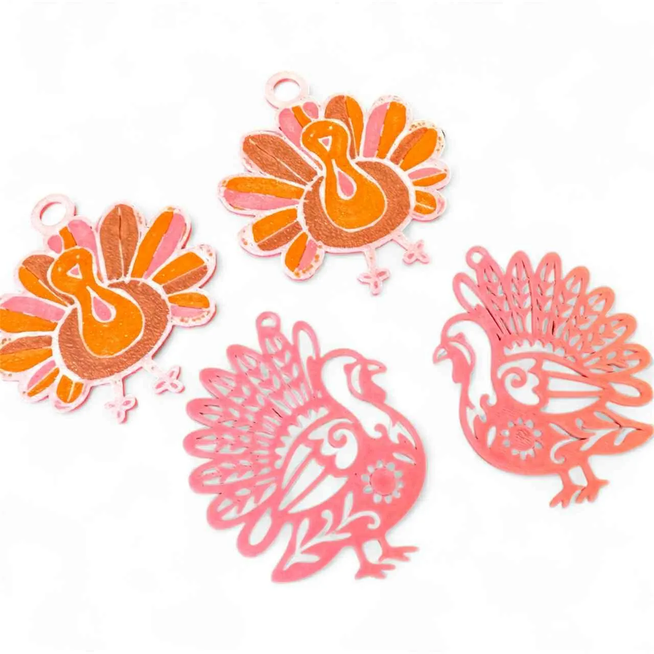 Turkey earrings boho and cartoon view 3