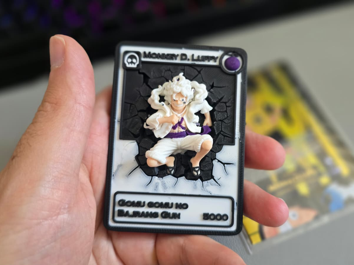 3d TCG One Piece Sammelkarte - Luffy Gear 5 - 1