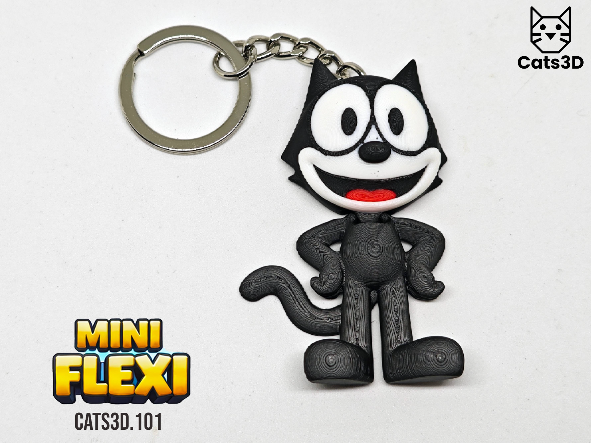 Felix The Cat - Mini Flexi Keychain
