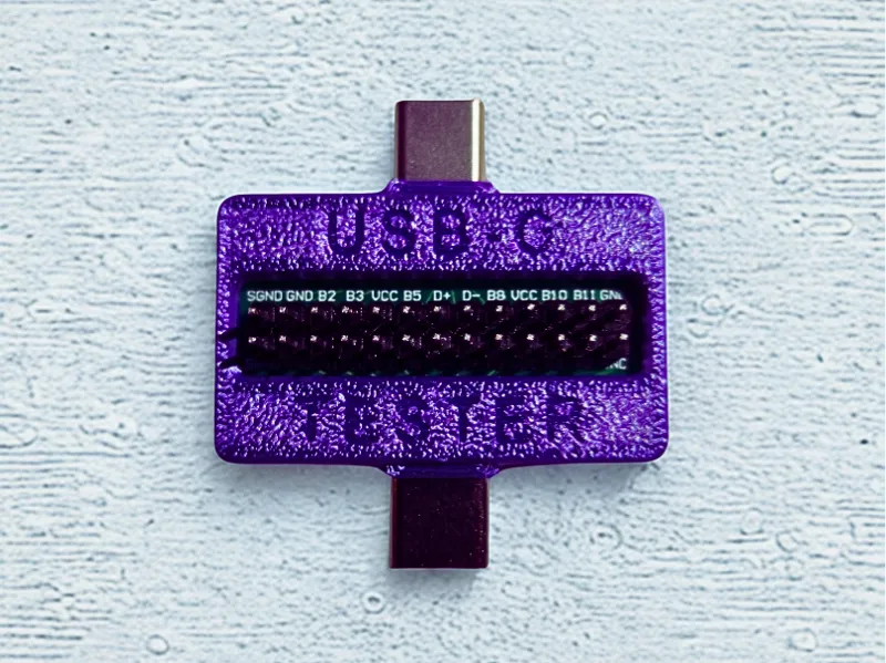 Enclosure for USB-C Tester Board