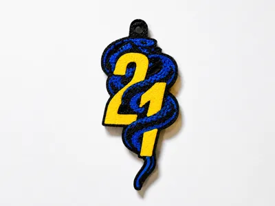 Inter Milan 21st Scudetto 2025-2026 Keychain