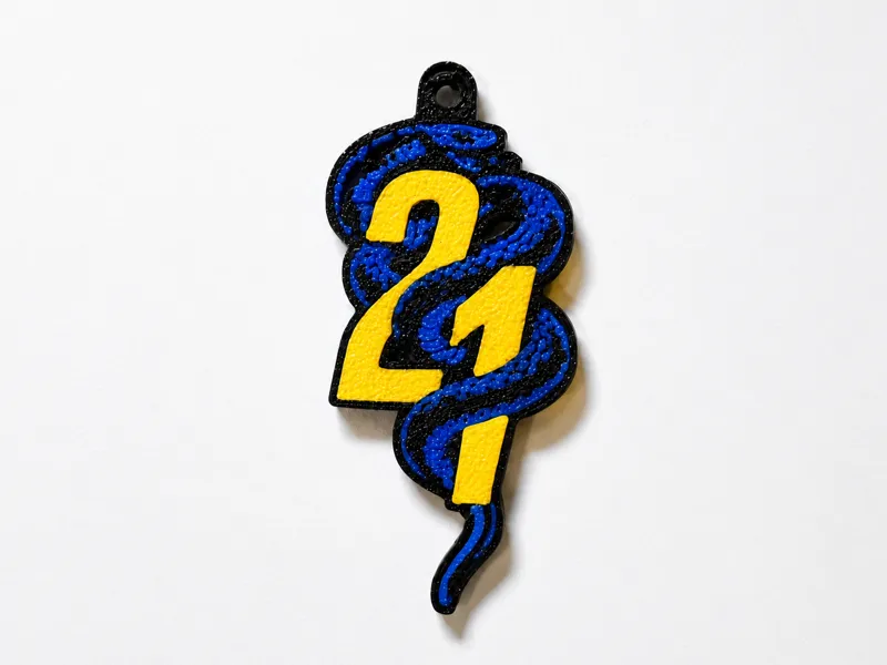 Inter Milan 21st Scudetto 2025-2026 Keychain