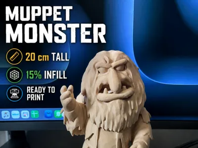 Muppet Monster – 20 cm Display Figure
