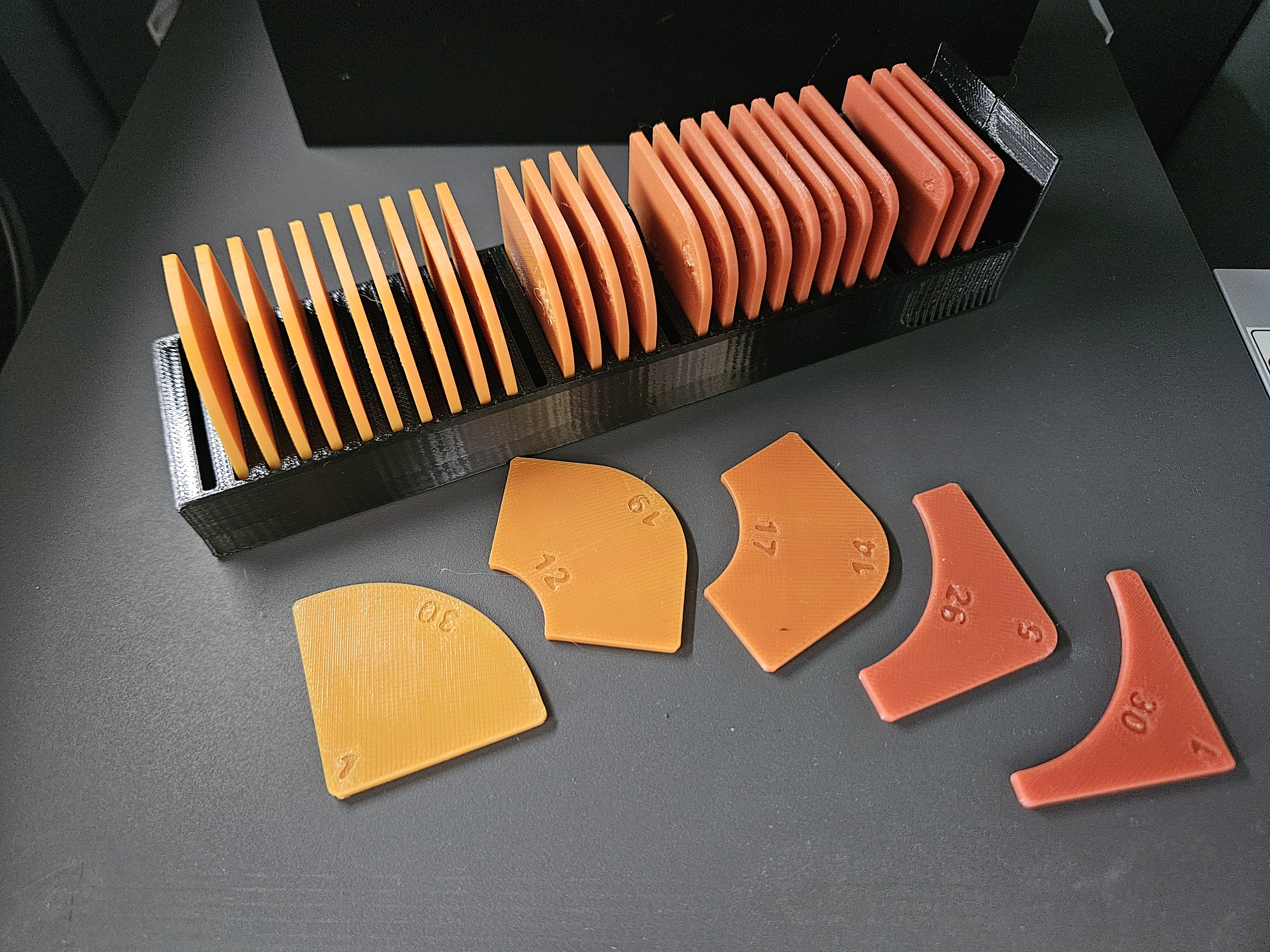 Miniatura 8 do modelo 3D Radius gauge tool (inner/outer) (UPDATED)