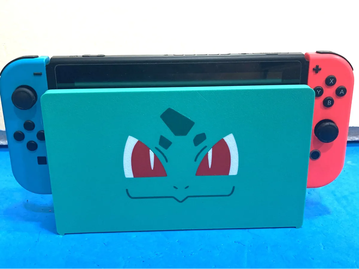 Bulbasaur Nintendo Switch Oled Dock Cover - Free 3D Print Model ...