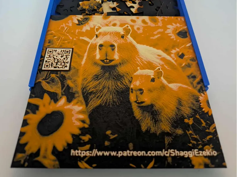 49 Piece Capybara Family Jigsaw Puzzle 