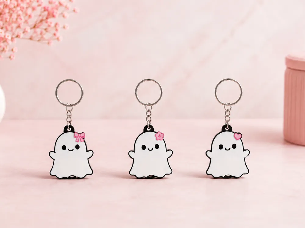 Llavero: Halloween Ghost Can Opener Keychains. Referencia del modelo original.