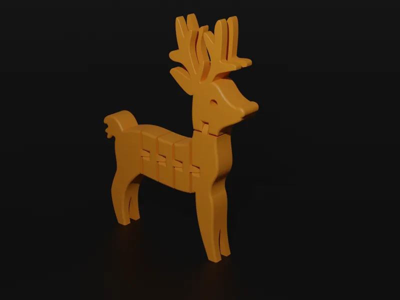 Articulated Reindeer