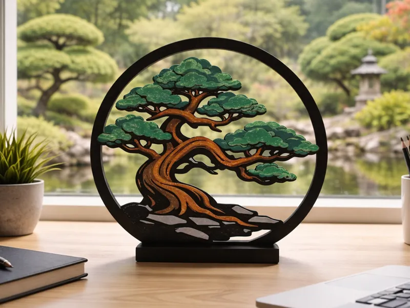 Bonsai Artwork Diorama