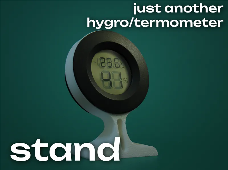 Hygro/Thermometer Stand (Bambu Lab Accessory)