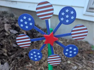 Americana Garden Wind Spinner