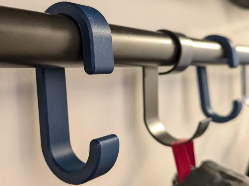 Coat Hook - Round Bar