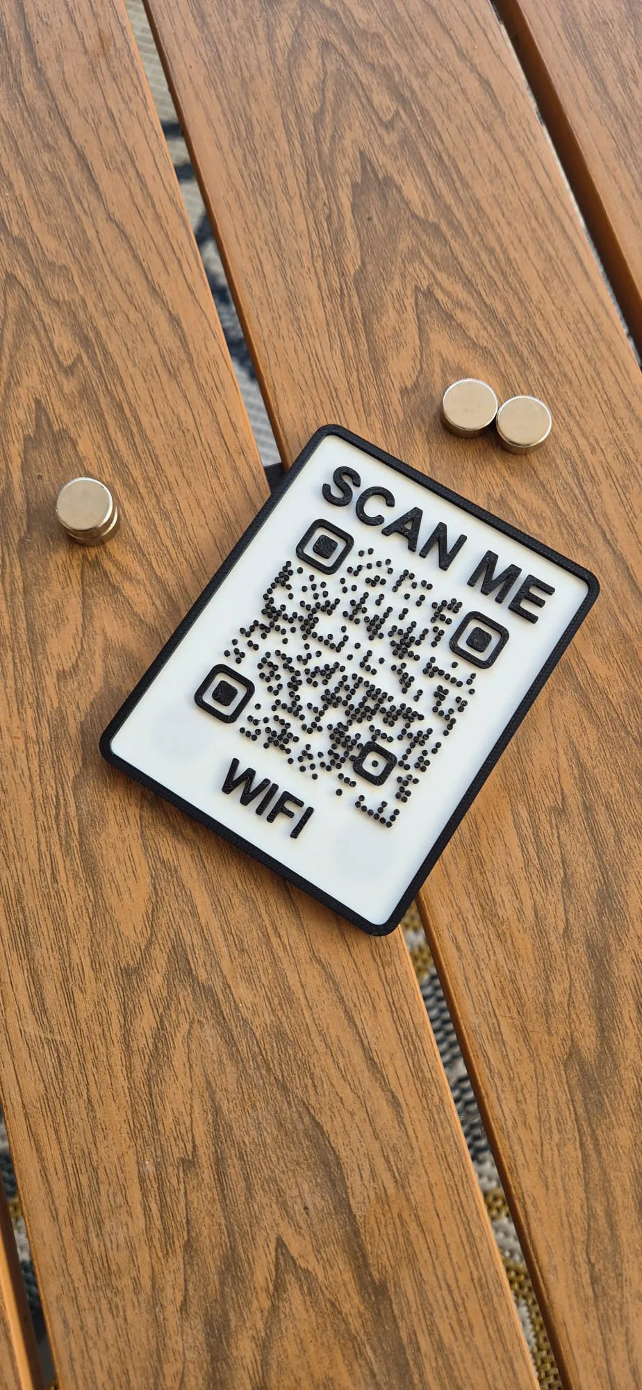 Ultimate Customizable QR Code Sign & Keychain - Free 3D Print Model ...