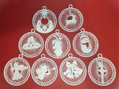 Woven Christmas Ornament 