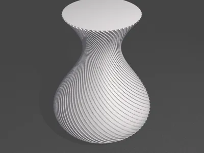 Simple Twisted Vase