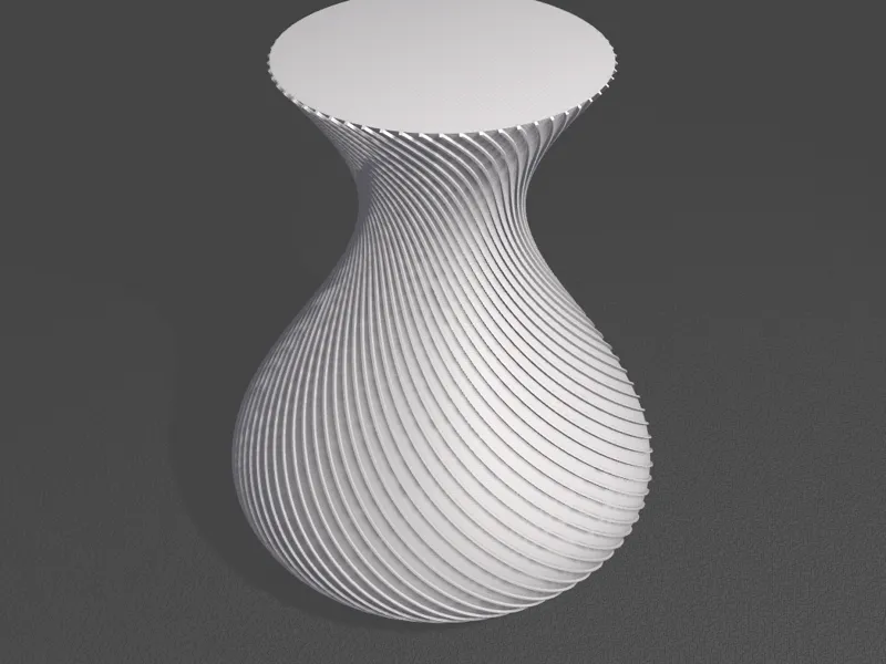 Simple Twisted Vase