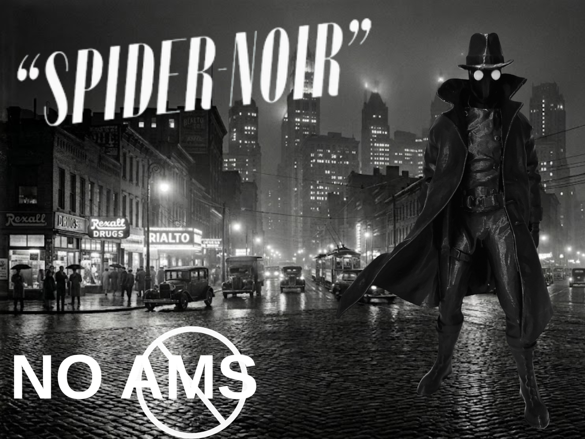 Spider-Noir Figurine-NO AMS