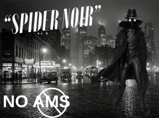 Spider-Noir Figurine-NO AMS