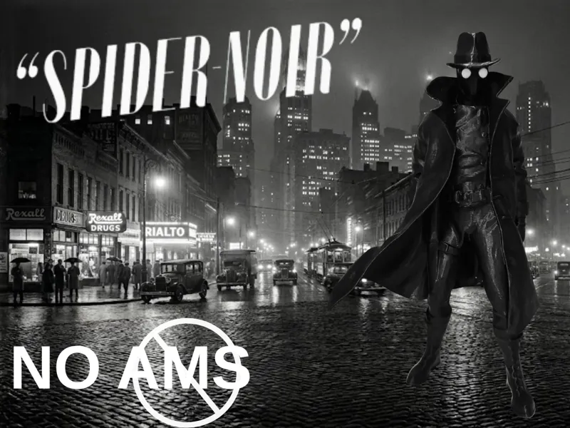 Spider-Noir Figurine-NO AMS