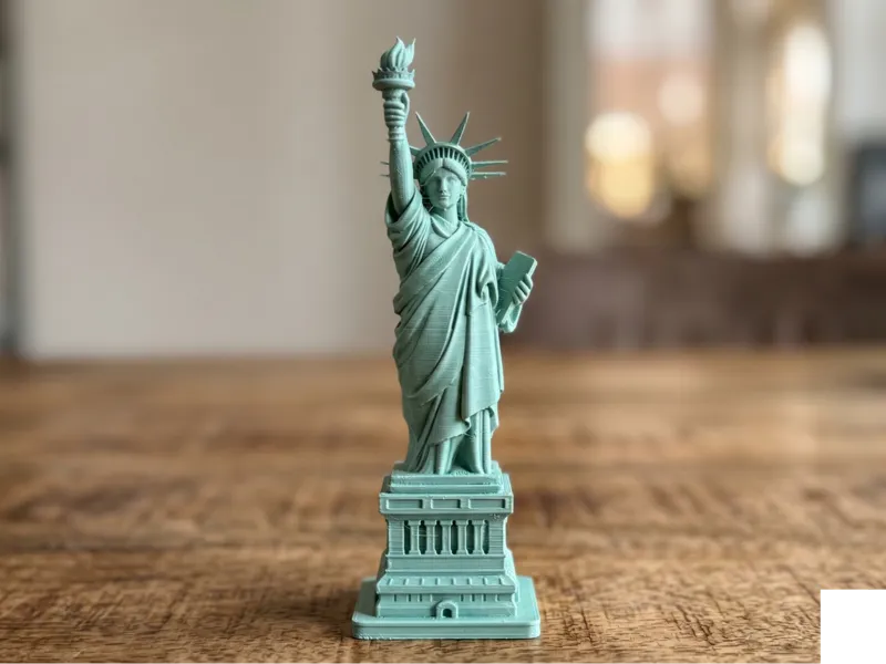 3D-Printed Statue of Liberty Miniature