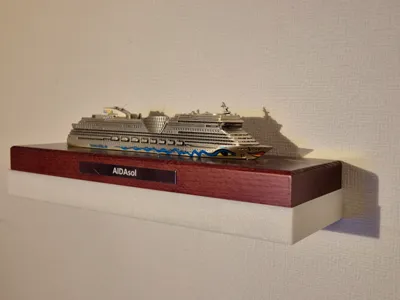 AIDA Wall Shelf for Ship Models (Sol, Stella...)