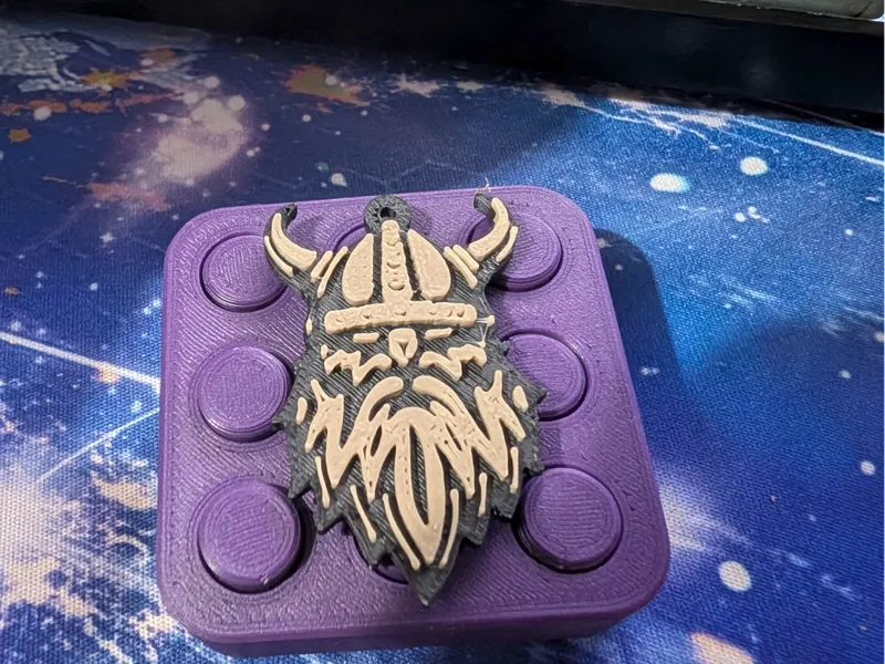 Viking Keyring / Pendant | Norse Warrior Keychain