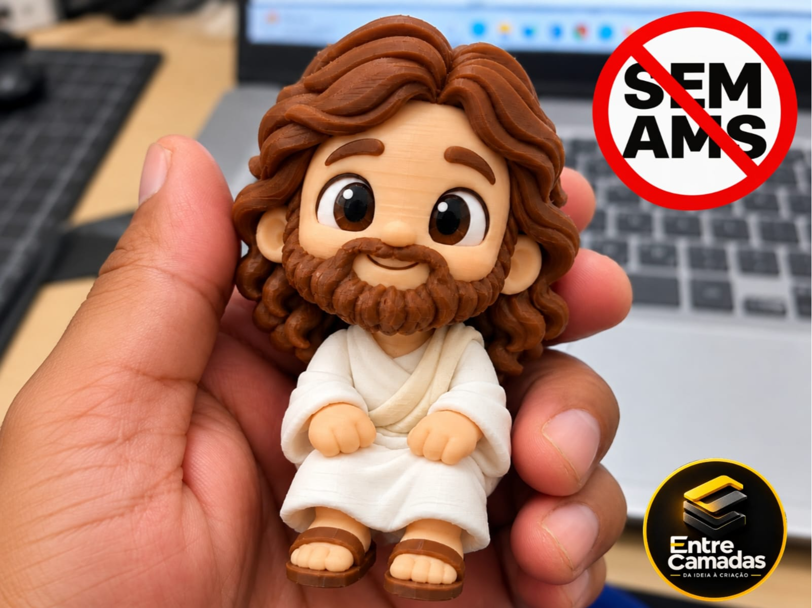 Mini Jesus 100mm sem AMS - 1