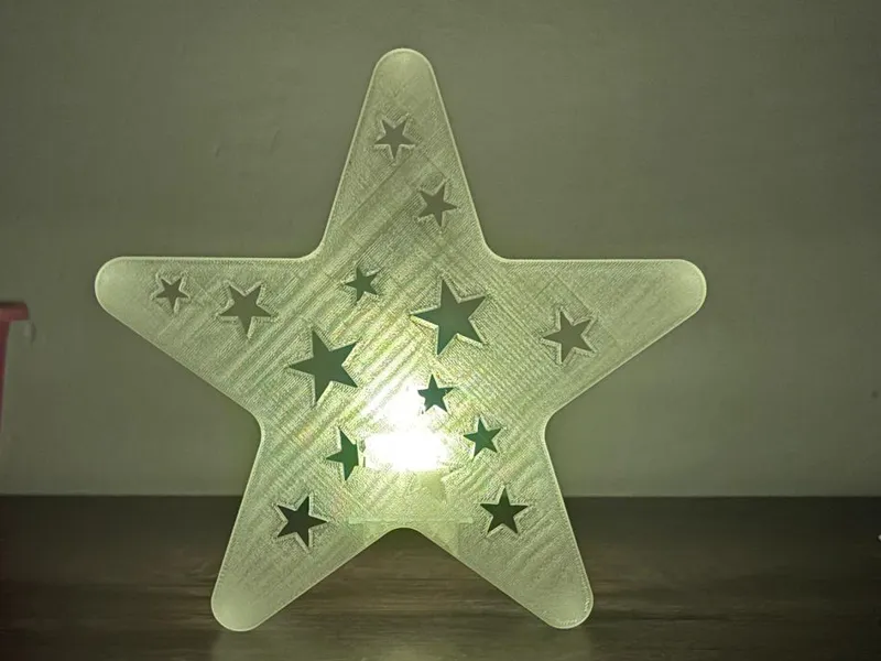 Christmas Star Led Candle