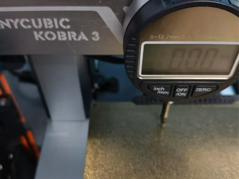 kobra 3 调平百分表后盖