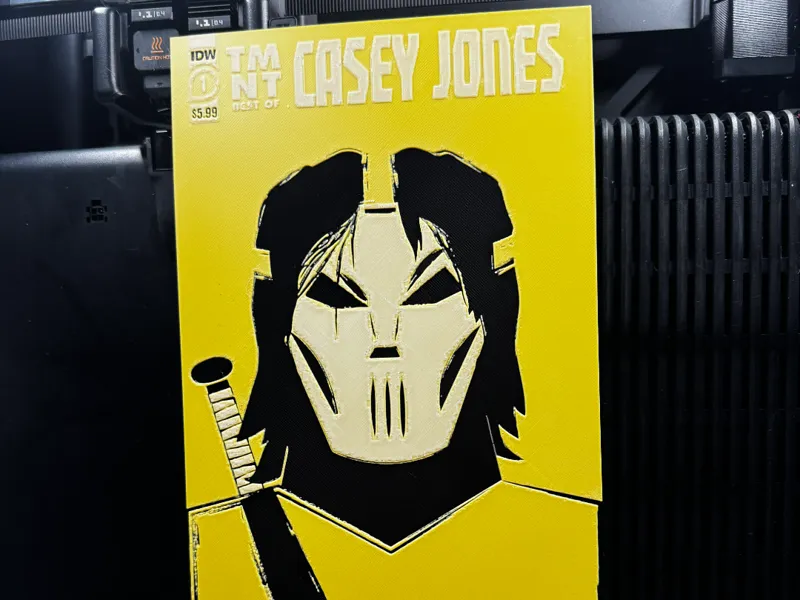 TMNT The Best Of Casey Jones Comic Cover Hueforge