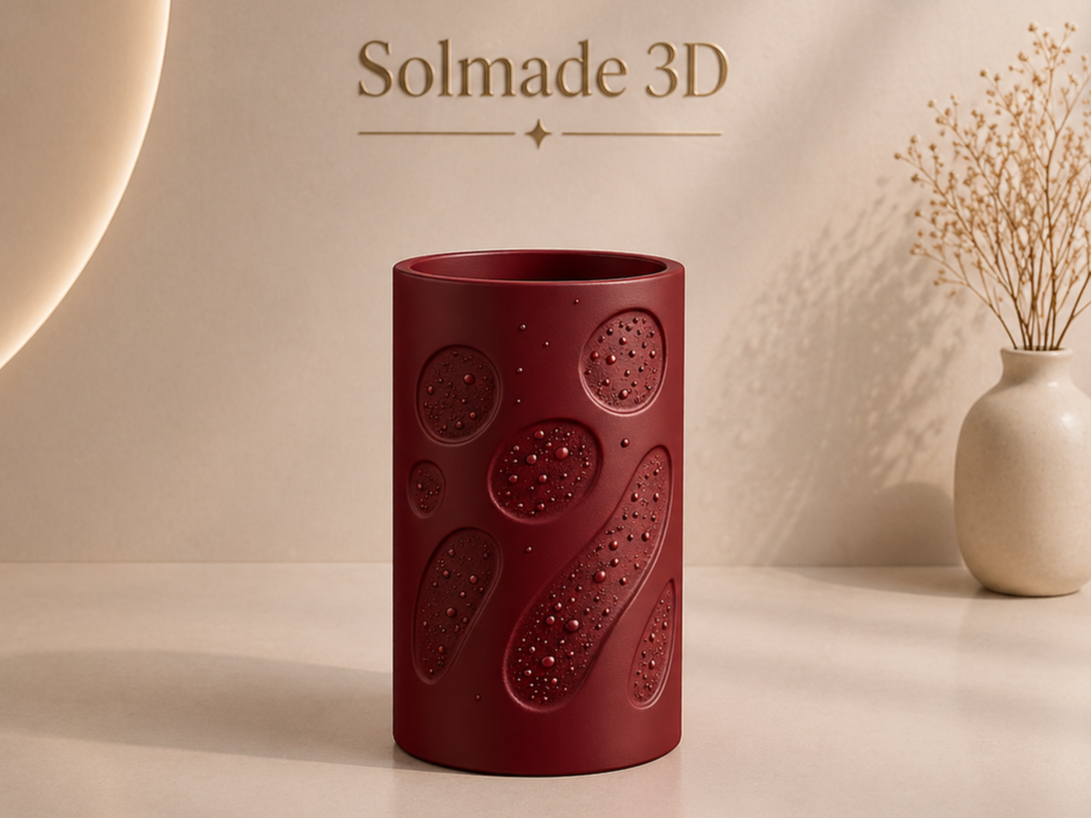 Solmade Cylinder Bubble Vase