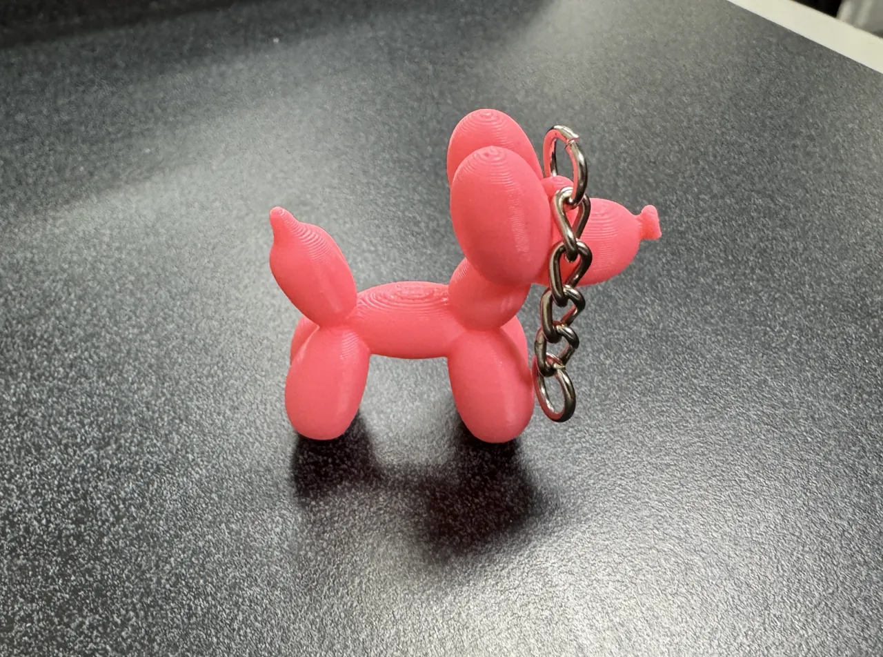 Balloon Dog Keychain Easter view 2