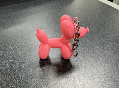 Balloon Dog Keychain Easter view 2