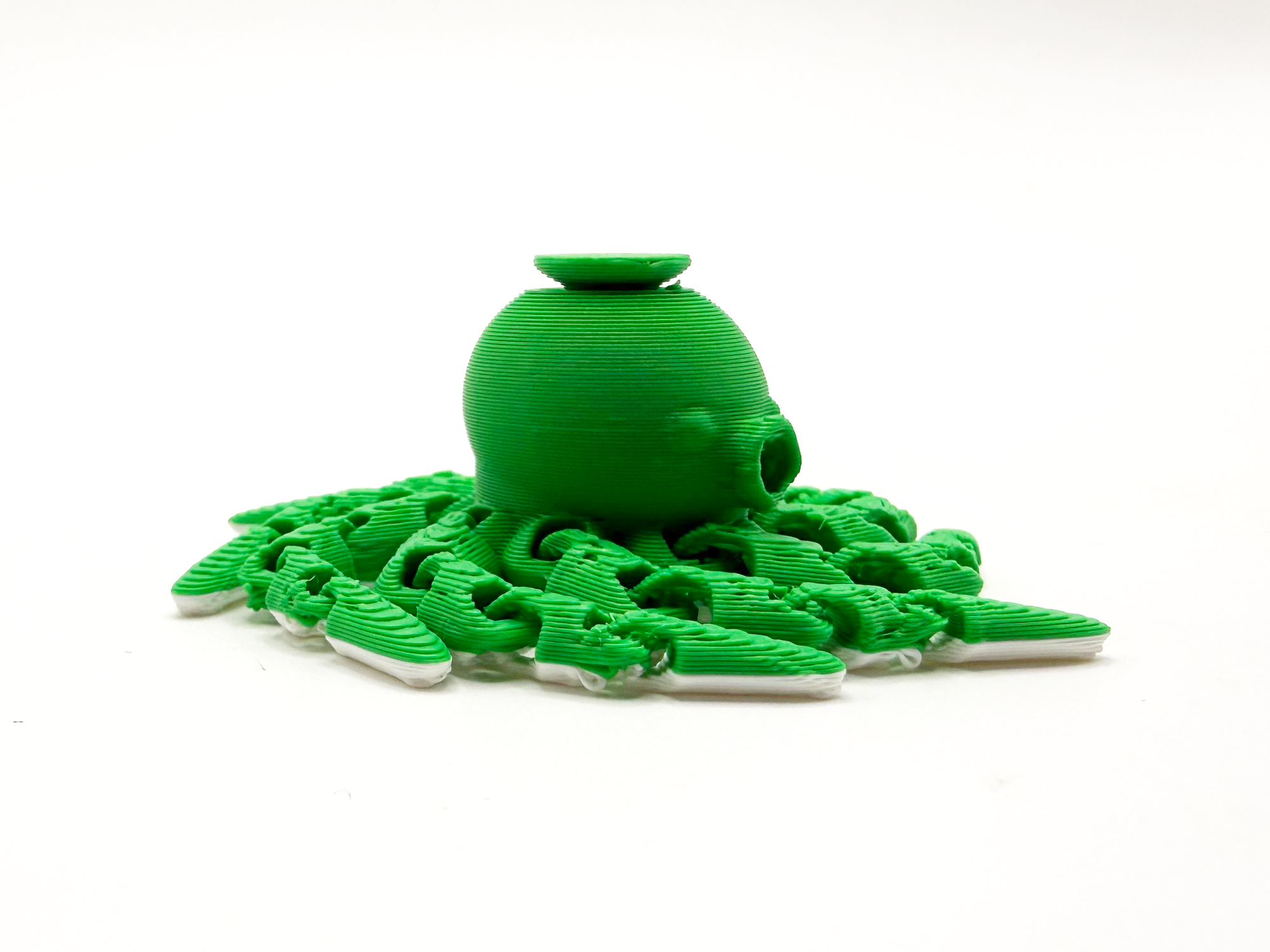 Miniatura 2 do modelo 3D 6g旋转小章-旋转章鱼-可动解压小玩具-优化版仅6g