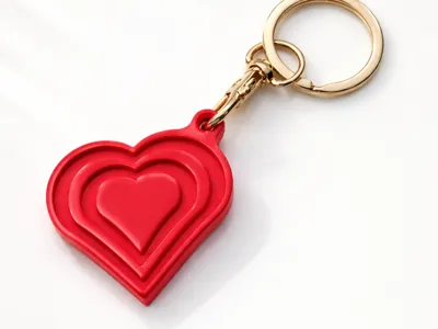 Heart Keychain Valentins Gift
