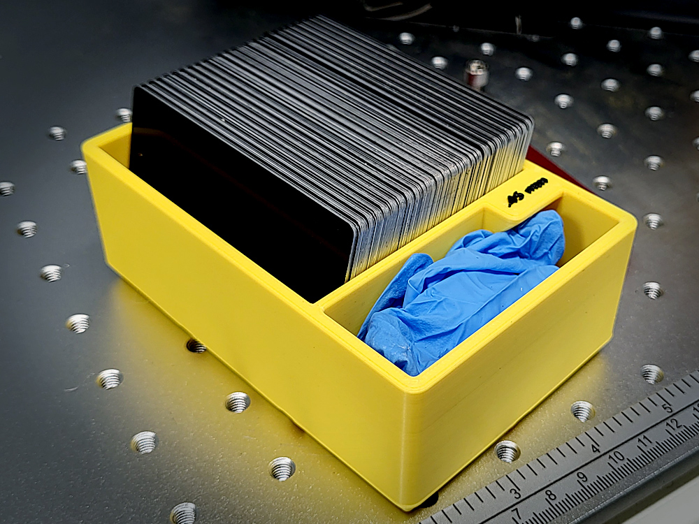 Gridfinity Business Card Holder for Laser Cards