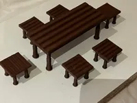 Table et chaises — photo 3
