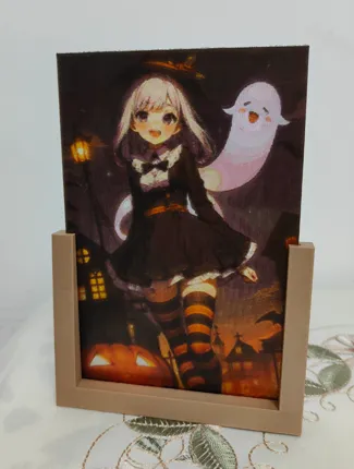 3d打印照片：万圣节女孩Halloween Girl