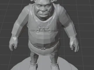 Shrek Statue i made in blender