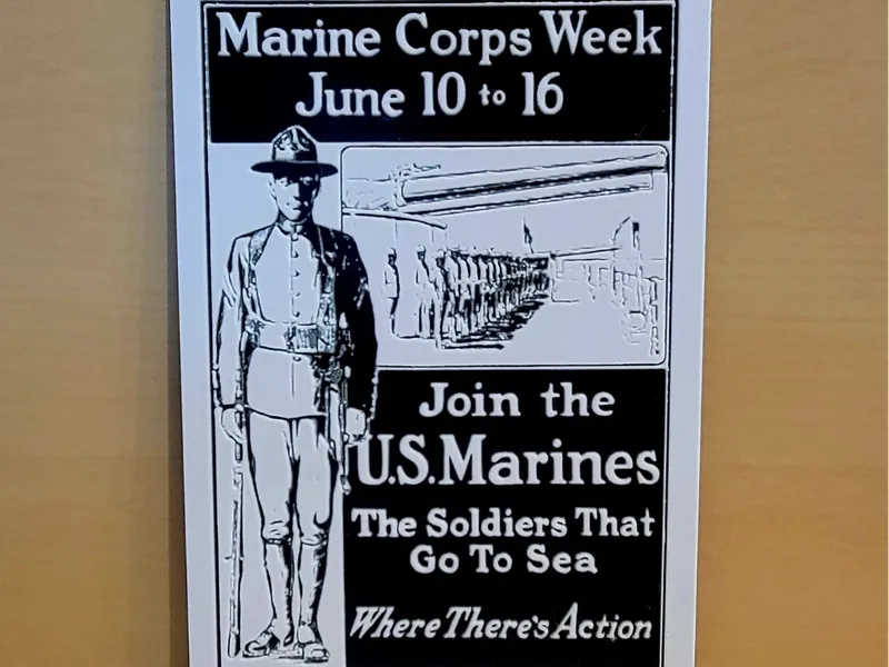 Vintage Marine Recruitment poster