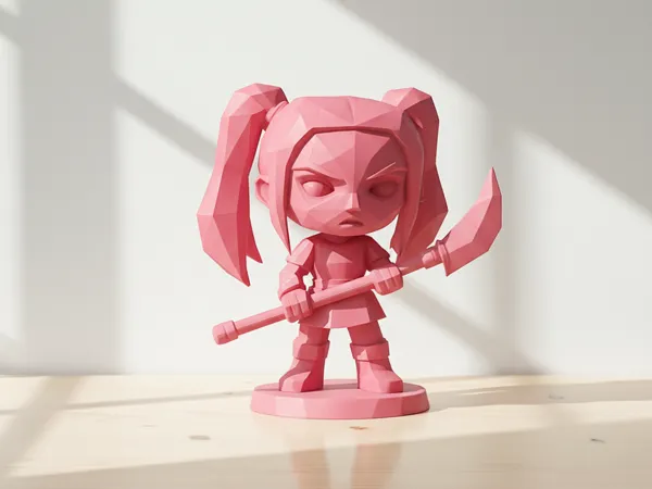 Mia - KPop Demon Hunters (collection Low Poly)