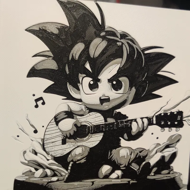 Goku guitare