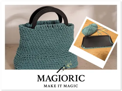 Crochet Bag Base Set, handmade Bags, Crochet Bag