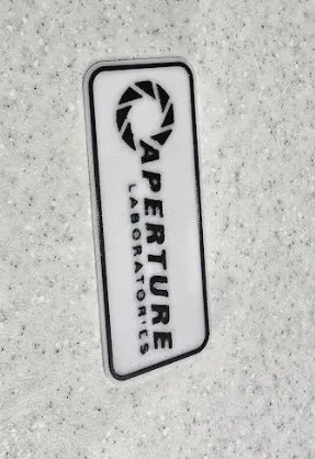 Aperture Labs Book Mark - Free 3D Print Model - MakerWorld