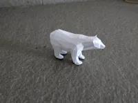 Ours polaire low poly — photo 1