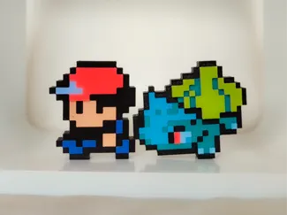 Pokemon Pixel Magnet Game Boy Bulbasaur