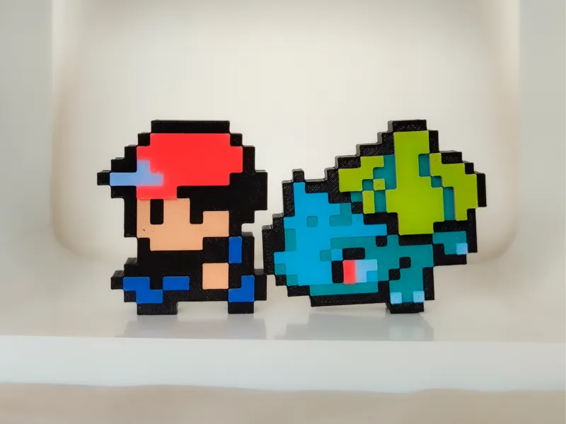 Pokemon Pixel Magnet Game Boy Bulbasaur