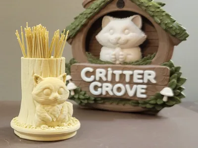 Racoon Toothpick Holder